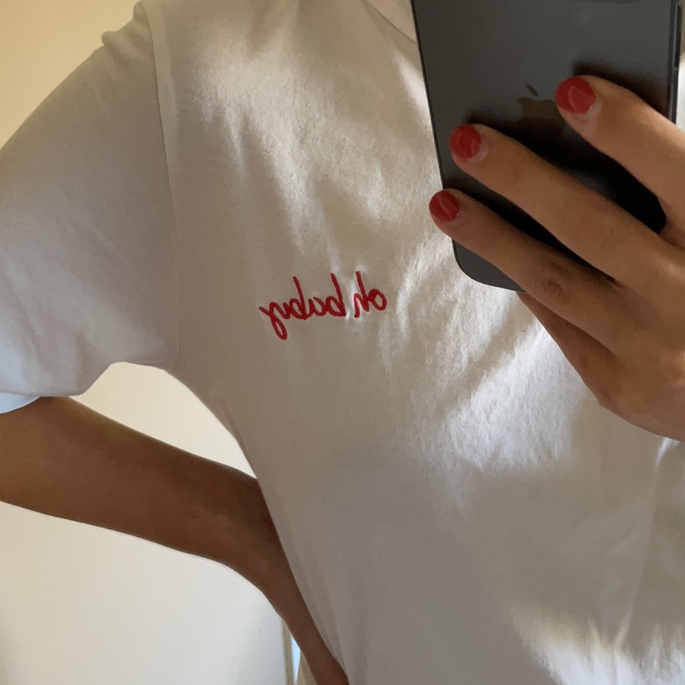Oh Baby white tee